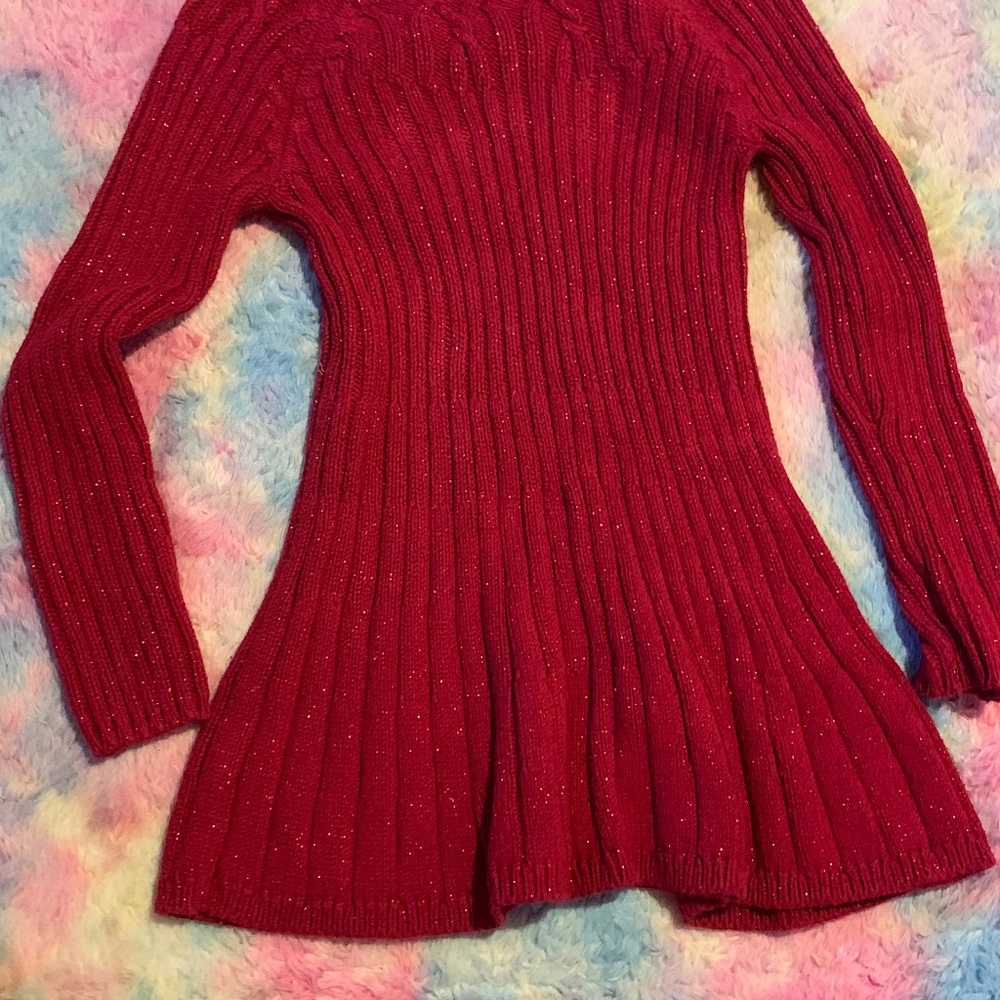 Pretty red sparkly dress